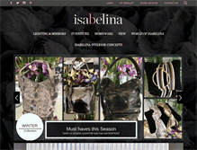 Tablet Screenshot of isabelina.co.za